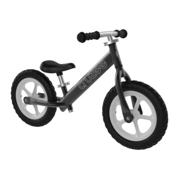 Cruzee Childs Balance Bike Black Jetblack Cycling Australia
