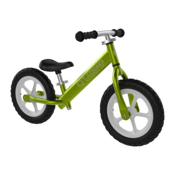 Cruzee Childs Balance Bike Lime Green Jetblack Cycling Australia